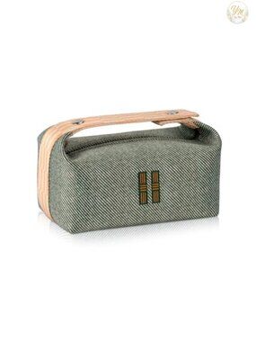 Canvas Cosmetics Travel Bag, Hanging Makeup Organizer Case for Women